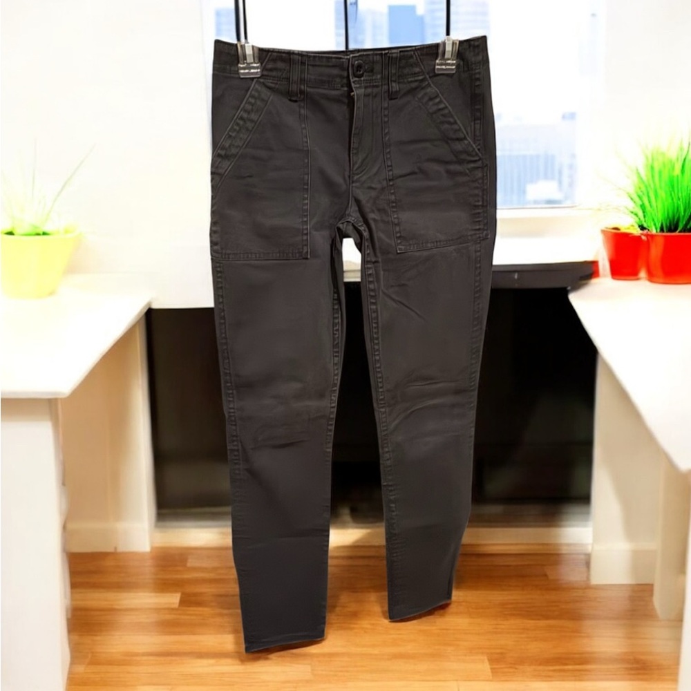 J Crew Gray Straight Leg Pants